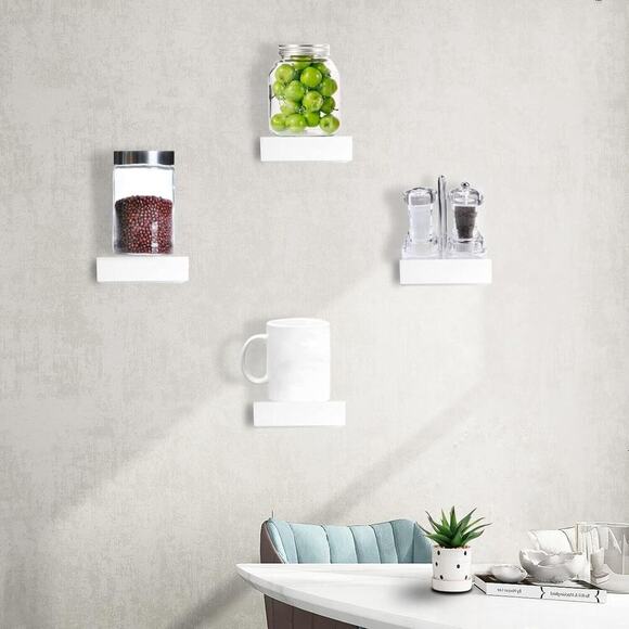 Floating Shelves for Wall, set of 9 5.5" x 3.5", PIC's ARE REPRESENTATION OF SHE - Picture 4 of 5